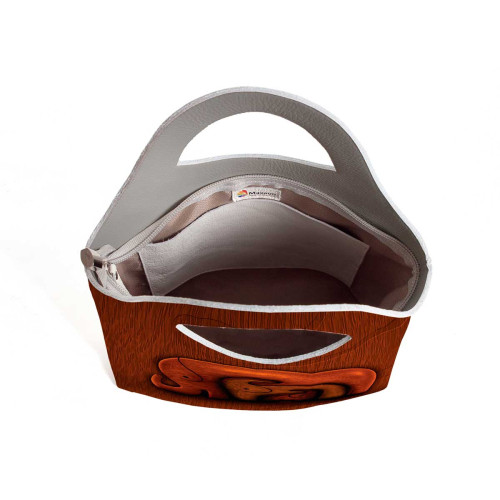 Сумка тоут BAG4 «Деревянные слоны»