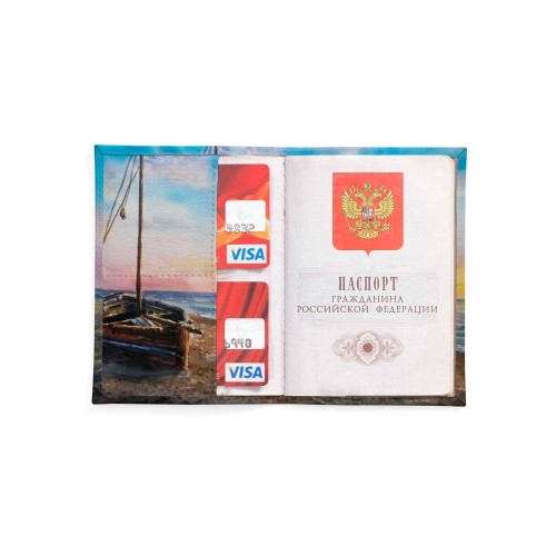 Обложка для автодокументов, AUT2 «Морской рассвет »