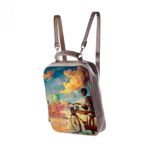Рюкзак BKP1 «Мальчик и велосипед»
