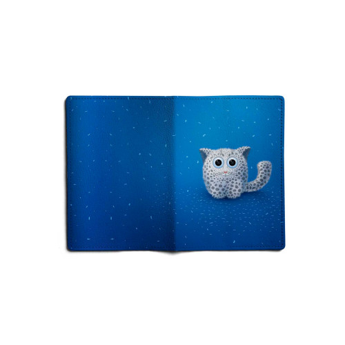 Обложка для паспорта, PAS1 «Snow leopard»