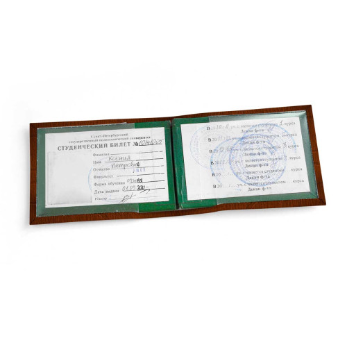 Обложка для студенческого билет STD1 «Деревянные слоны»