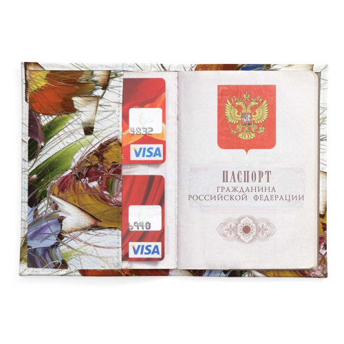 Обложка для паспорта, PAS2 «Бабочки 7»