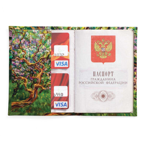 Обложка для паспорта, PAS2 «Сирень»