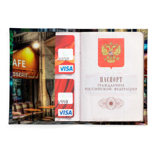 Обложка для паспорта, PAS2 «Café»