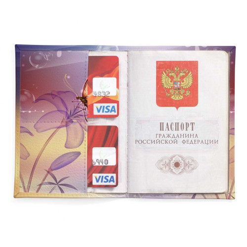 Обложка для паспорта, PAS2 «Бабочка 6»