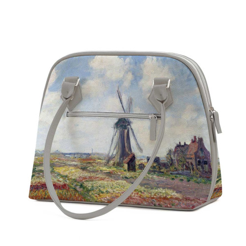 Сумка на плечо BG11 «Claude Monet Tulip Field and windmill»