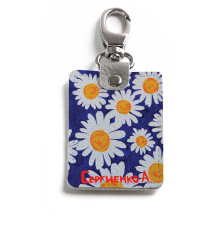Брелок (Прямоугольный ) TRI1 «Ромашки»