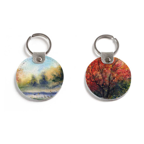 Брелок (Круглый) TRI4 «Akvarel»