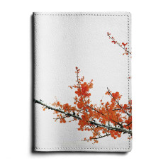 Обложка для автодокументов, AUT1 «Ветка сакуры»