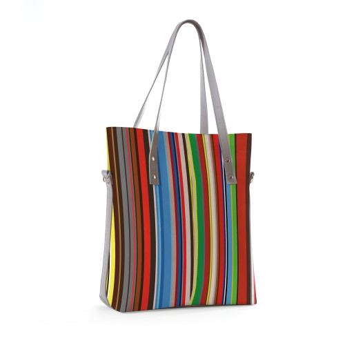 Сумка тоут BAG9 «Полоски»