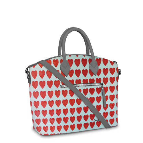 Сумка на руку, BG82 «Сердечки»