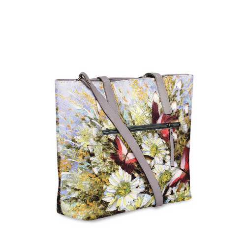 Сумка тоут, BA23 «Бабочки и цветы»