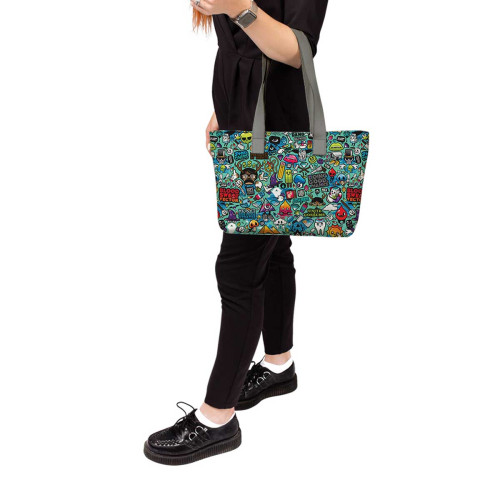 Сумка тоут, BAG2 «Colored drawings»