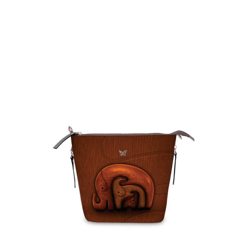 Сумка кросс-боди BAG8 «Деревянные слоны»