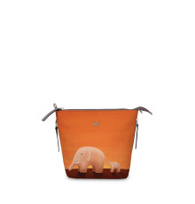 Сумка кросс-боди BAG8 «Слоны оранжевые»