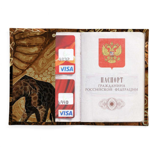 Обложка для паспорта, PAS2 «Giraffe»