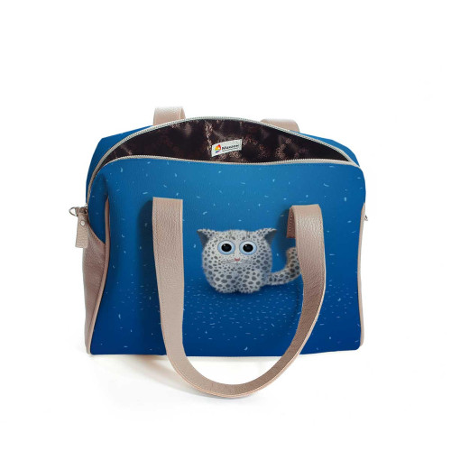 Сумка на плечо BAG5 «Snow leopard»