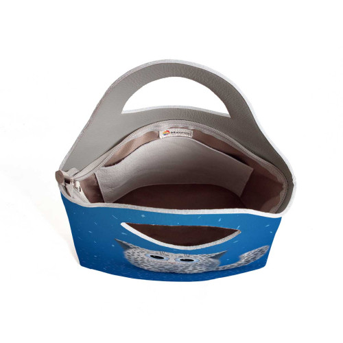 Сумка тоут BAG4 «Snow leopard»