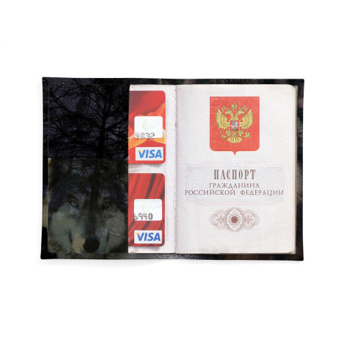 Обложка для паспорта, PAS2 «Волк»