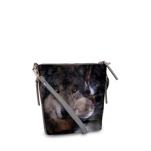 Сумка кросс-боди BAG8 «Волк»