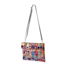 Клатч, кросс-боди KHL4 «The city watercolor»