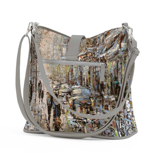 Сумка на плечо BG12 «Ранний вечер на петербургской улице»