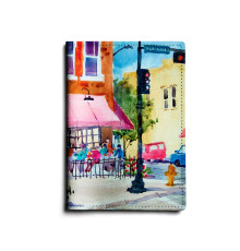 Обложка для паспорта, PAS1 «Coffee shop»