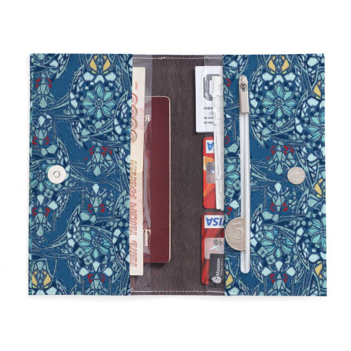 Портмоне PRS3 «Мозаика голубая»