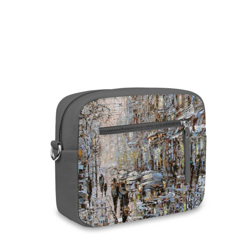 Сумка кросс-боди BG47 «Ранний вечер на петербургской улице»