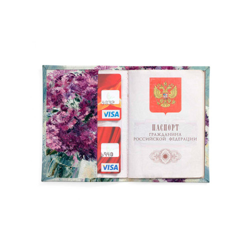 Обложка для автодокументов, AUT2 «Хризантемки»