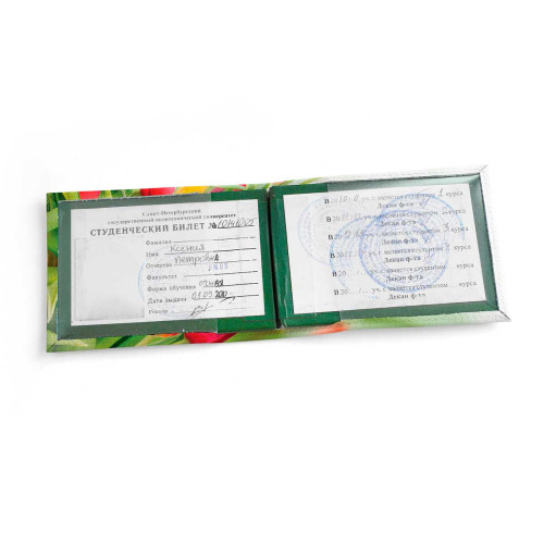 Обложка для студенческого билет STD1 «Butterfly»