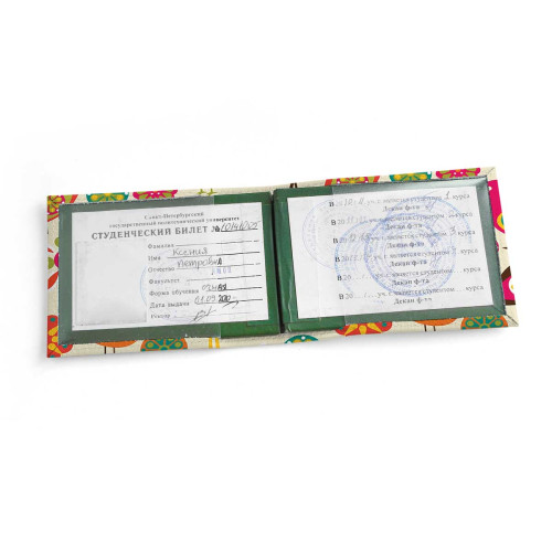 Обложка для студенческого билет STD1 «Birds»