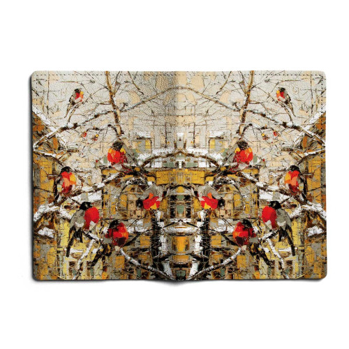 Обложка для автодокументов, AUT1 «Снегири»