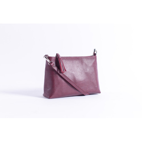 Сумка шолдер, BAG3 «бордовый»