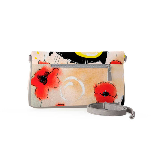 Клатч, кросс-боди KHL3 «Flower cat»