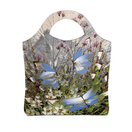 Сумка тоут BAG4 «Бабочки над цветами и травами»