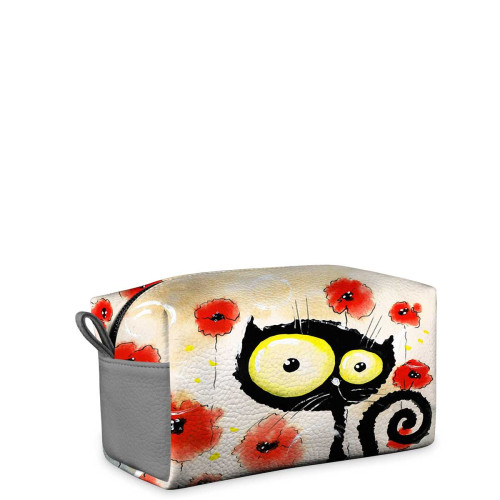 Косметичка, KOS3 «Flower cat»