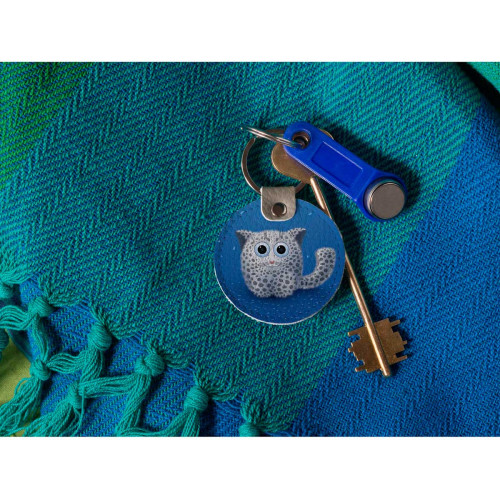 Брелок (Круглый) TRI4 «Snow leopard»