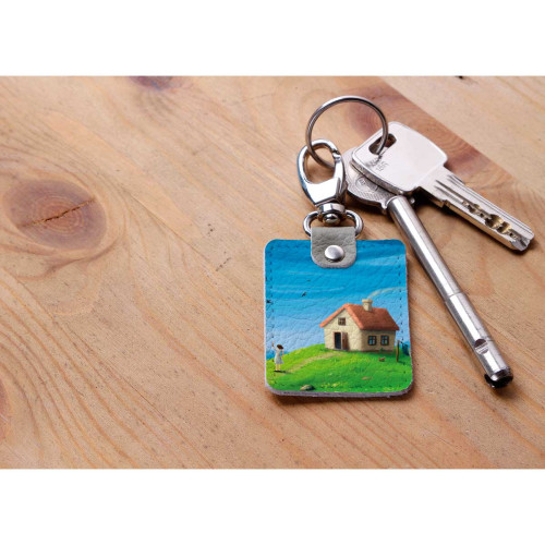 Брелок (Прямоугольный ) TRI1 «Green hills»