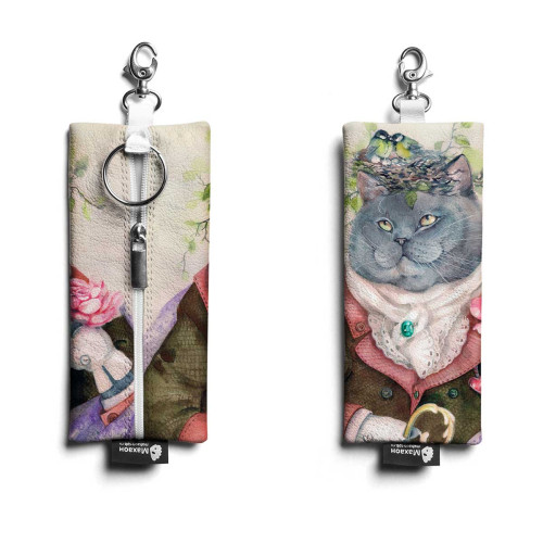 Ключница KEY1 «Кот с душой поэта»