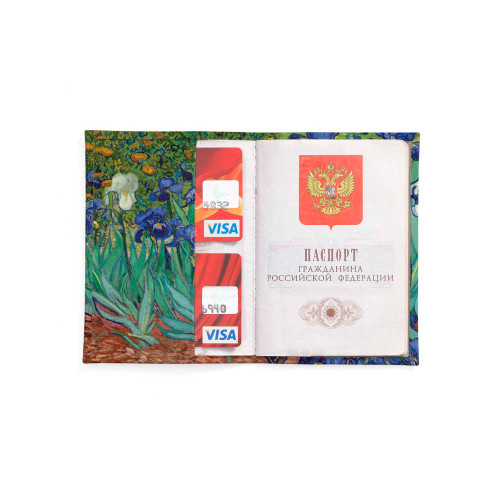 Обложка для автодокументов, AUT2 «Vincent van Gogh  Irises»