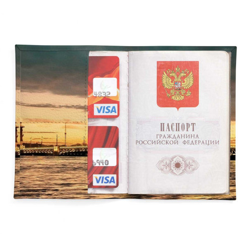 Обложка для паспорта, PAS2 «Мосты-2»