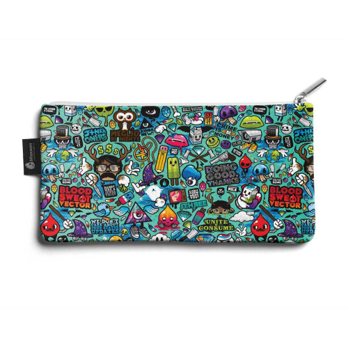 Косметичка small KOS1 «Colored drawings»