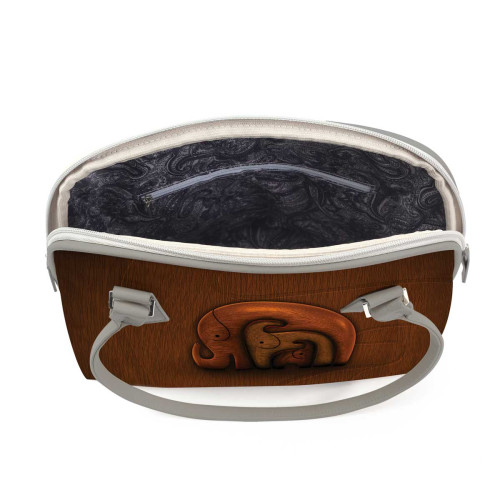 Сумка на плечо BG11 «Деревянные слоны»