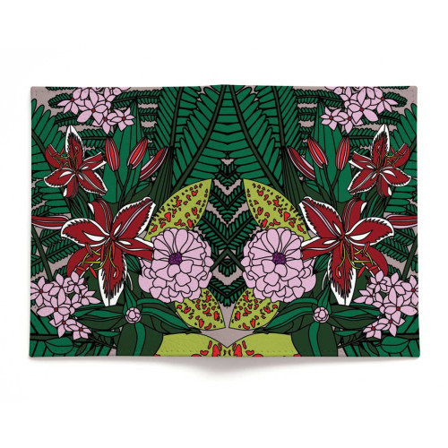 Обложка для автодокументов, AUT2 «Куст лилий»