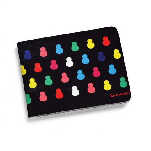 Кошелек мини, PRS2 «Черные матрешки»