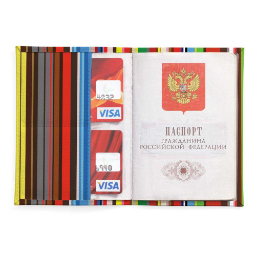 Обложка для паспорта, PAS2 «Полоски»