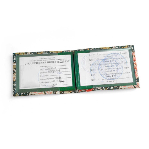 Обложка для студенческого билет STD1 «William Morris 4»