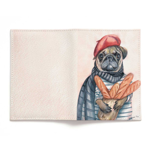 Обложка для паспорта, PAS2 «Букет из багетов»