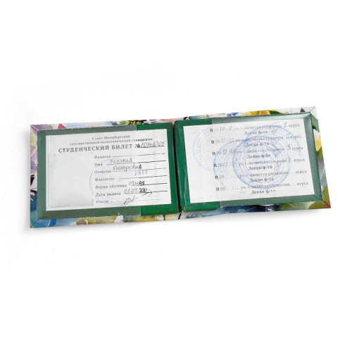 Обложка для студенческого билет STD1 «Watercolor»